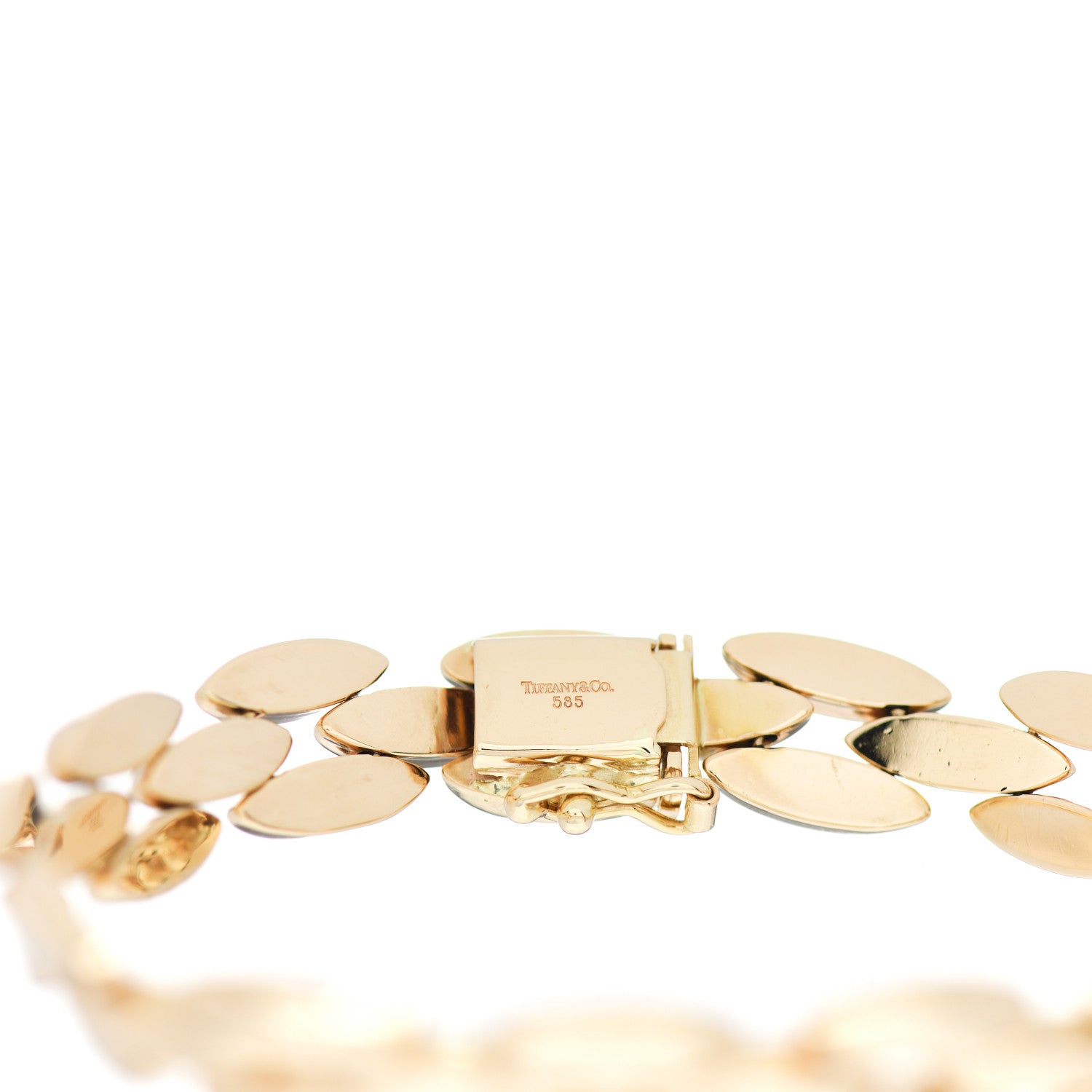 Tiffany 14K Yellow Gold Panther Link Bracelet 3 of 3