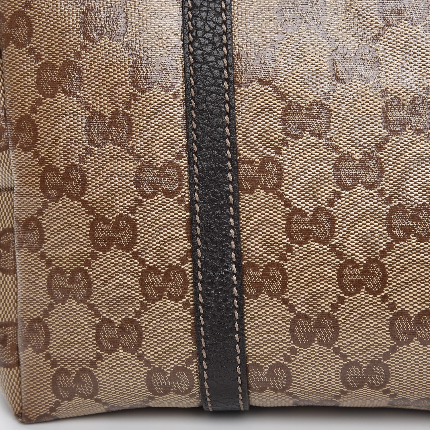 Gucci Crystal Monogram Medium Joy Tote Beige Ebony Testa di Moro 10 of 11