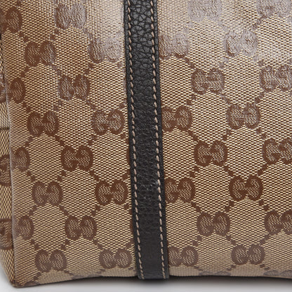 Gucci Crystal Monogram Medium Joy Tote Beige Ebony Testa di Moro 10 of 11
