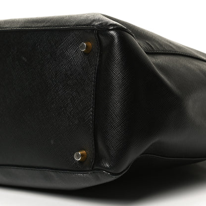 Prada Saffiano Large Galleria Double Zip Tote Black 6 of 13
