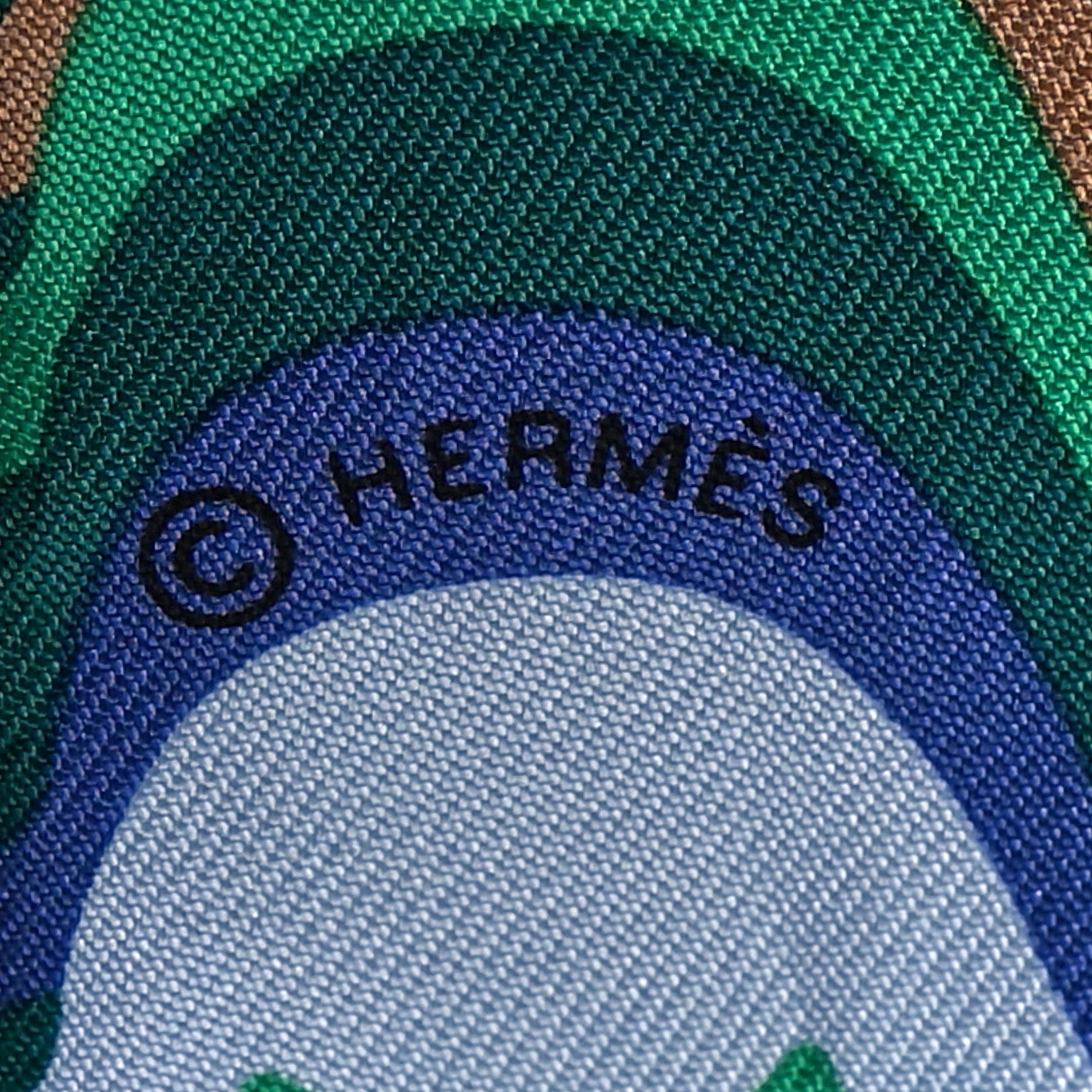 Hermes Silk Brides De Gala Shadow Twilly Ciel Vert Turquoise 3 of 4