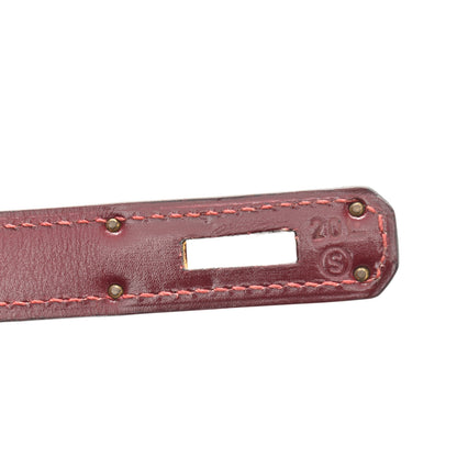 Hermes Box Kelly Retourne 28 Rouge H 7 of 17