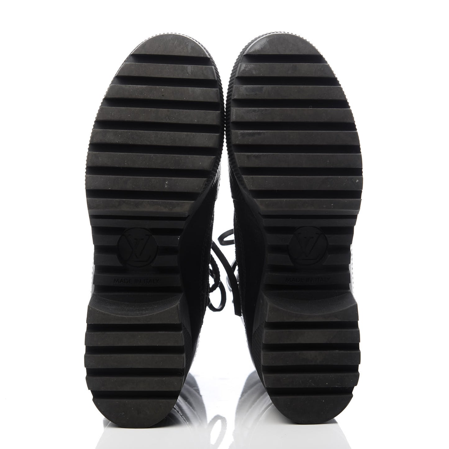 Suede Calfskin Laureate Platform Desert Boots 36 Black