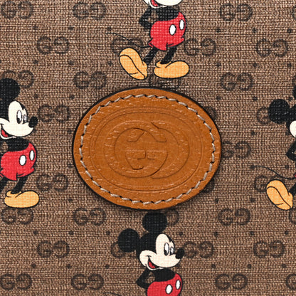 Gucci X DISNEY Mini Vintage GG Supreme Monogram Mickey Mouse Shoulder Bag Beige Vintage Sun Oil 7 of 12