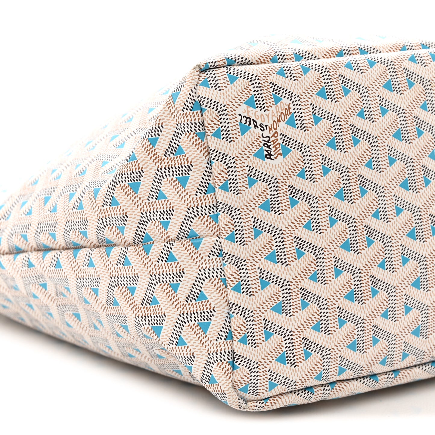 Goyardine Saint Louis Claire Voie PM White Opaline