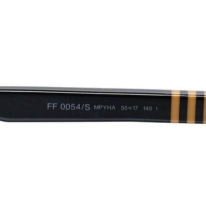 Fendi Cat Eye Sunglasses FF 0054/S Black 6 of 6