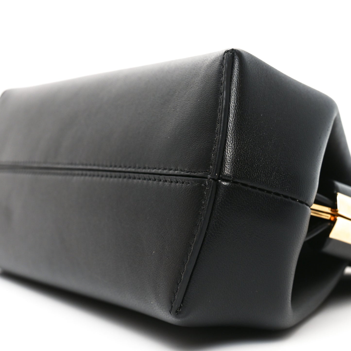 Shiny Nappa Small Fendi First Black