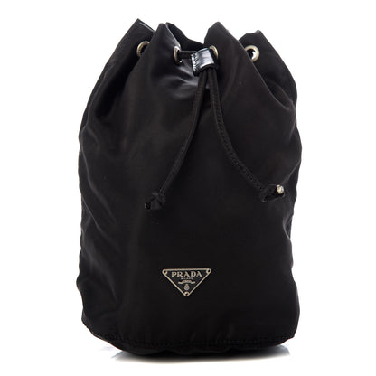 Prada Nylon Vela Drawstring Pouch Black 1 of 6