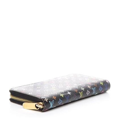 Louis Vuitton Monogram Multicolor Zippy Wallet Black Grenade 4 of 12