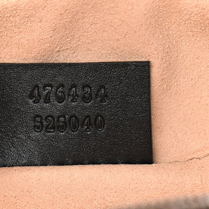 Gucci Calfskin Matelasse GG Marmont Belt Bag 85 34 Black 6 of 12