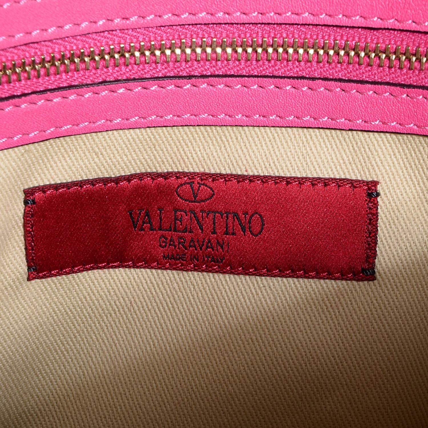 Valentino Garavani Vitello Rockstud Dome Shopper Pink 6 of 8