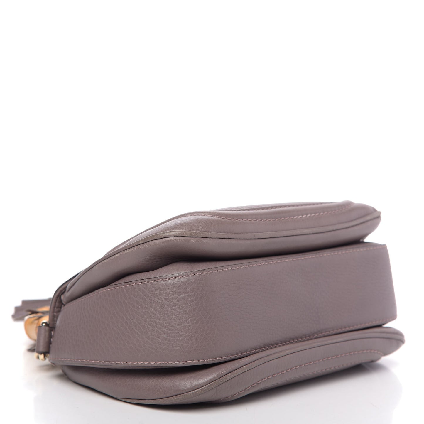 Calfskin Medium New Bamboo Top Handle Bag Mauve