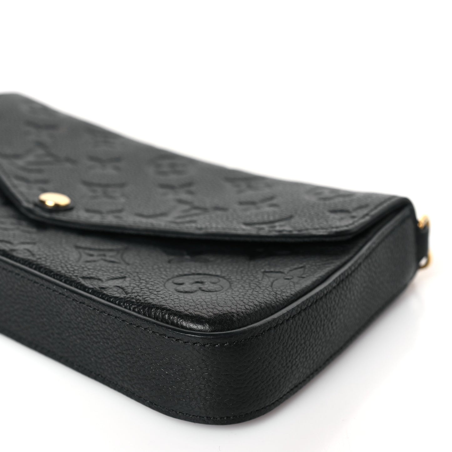 Empreinte Pochette Felicie Chain Wallet Black