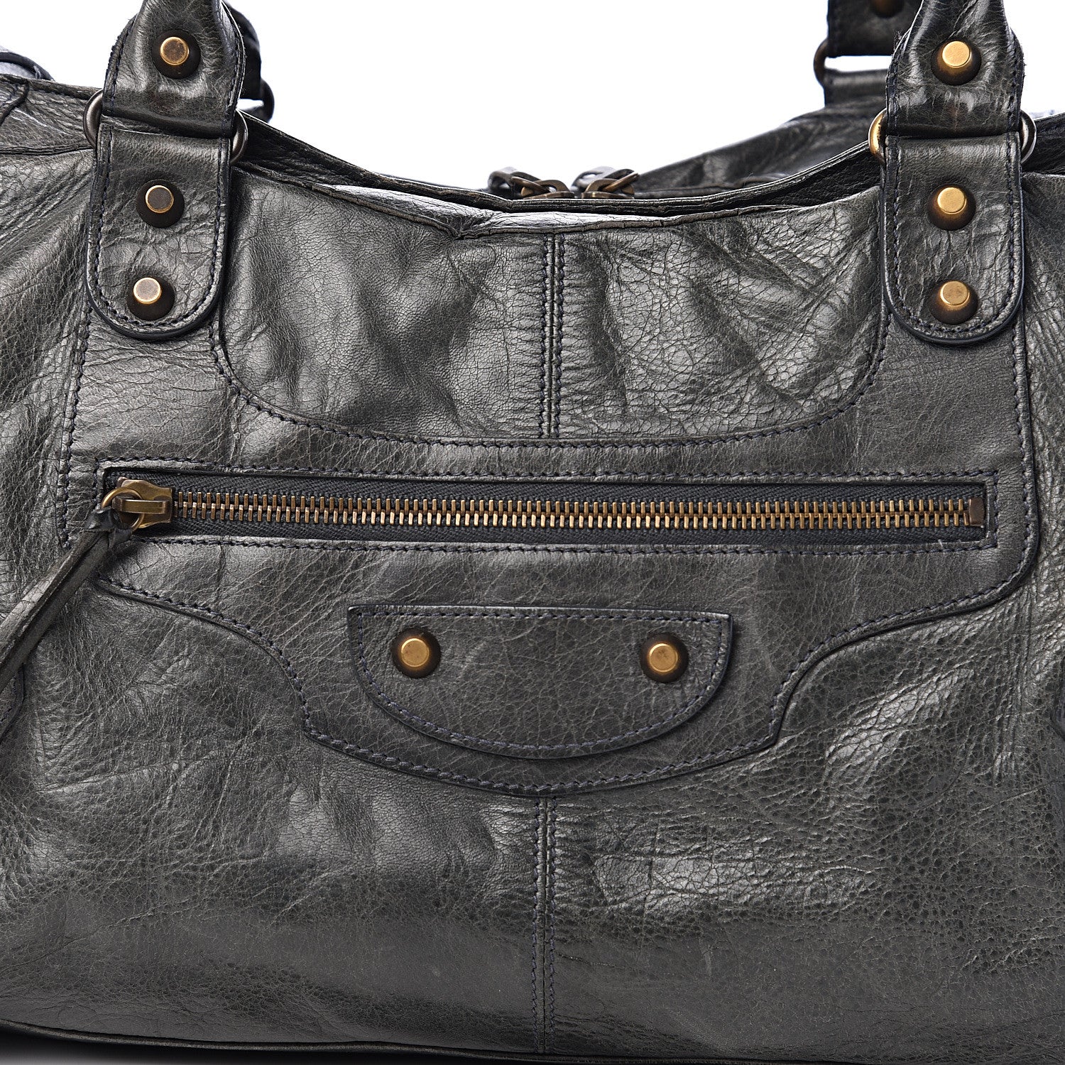 Balenciaga Agneau Classic Hardware Part Time Anthracite 14 of 14