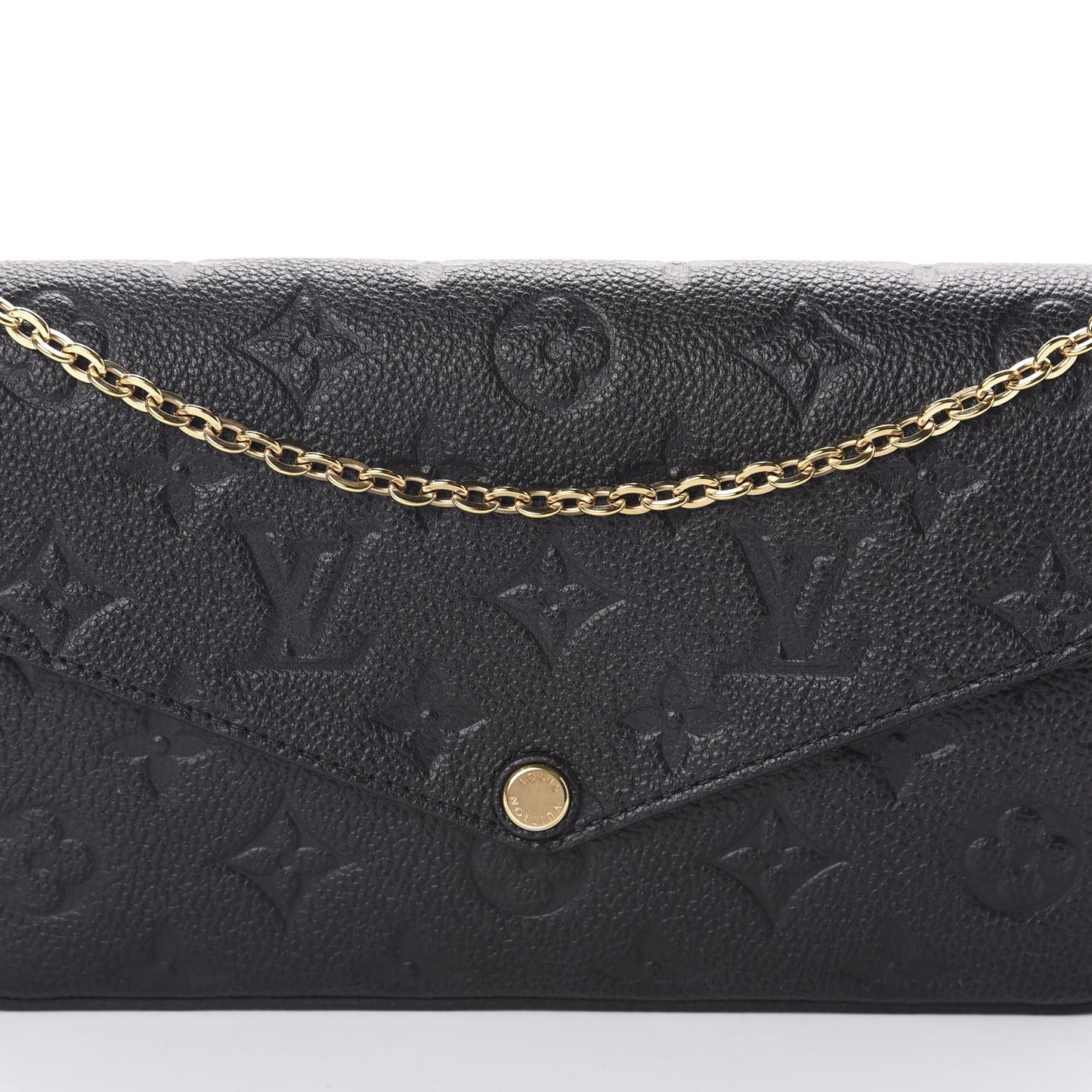 Empreinte Pochette Felicie Chain Wallet Black
