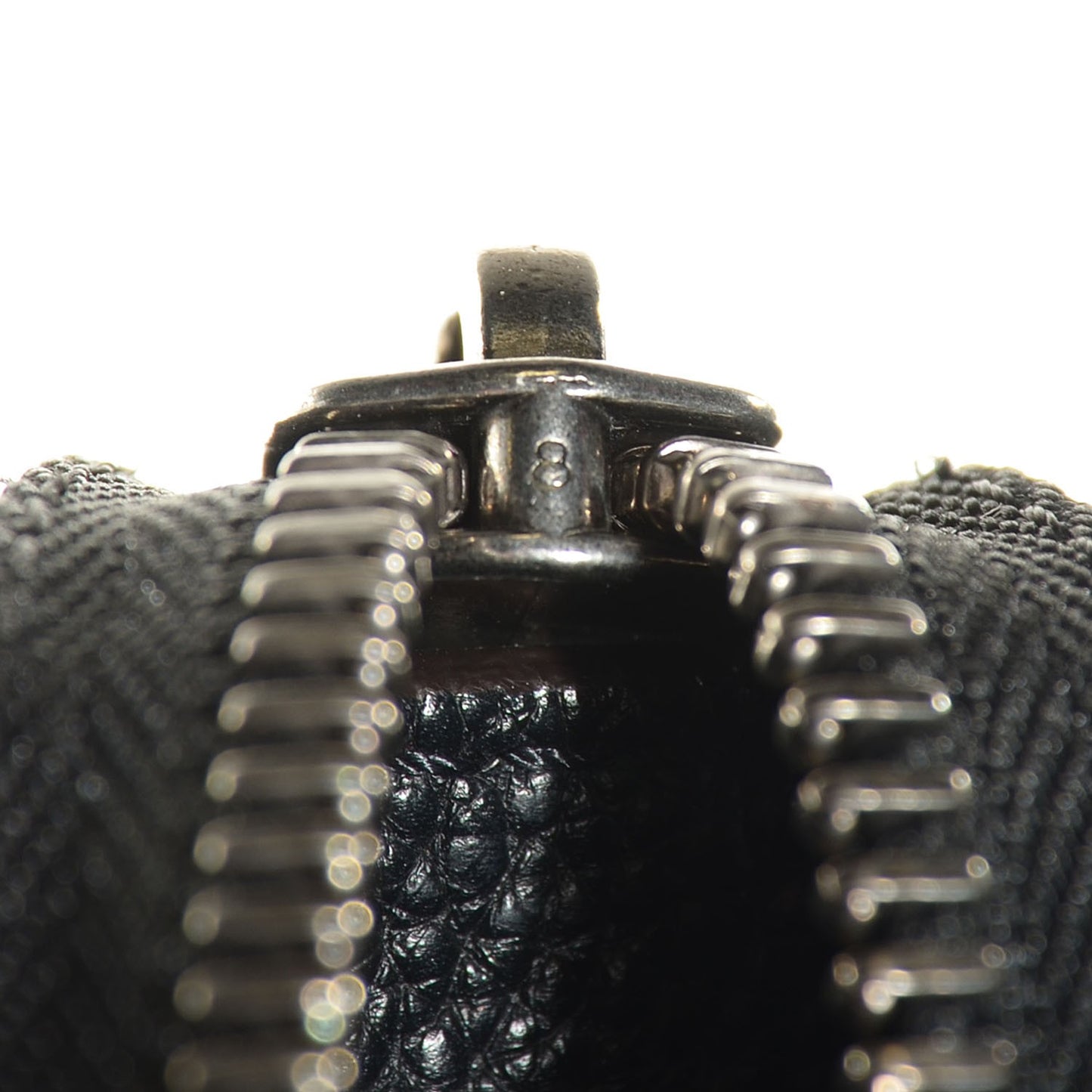 Drummed Calfskin Mini Luggage Black