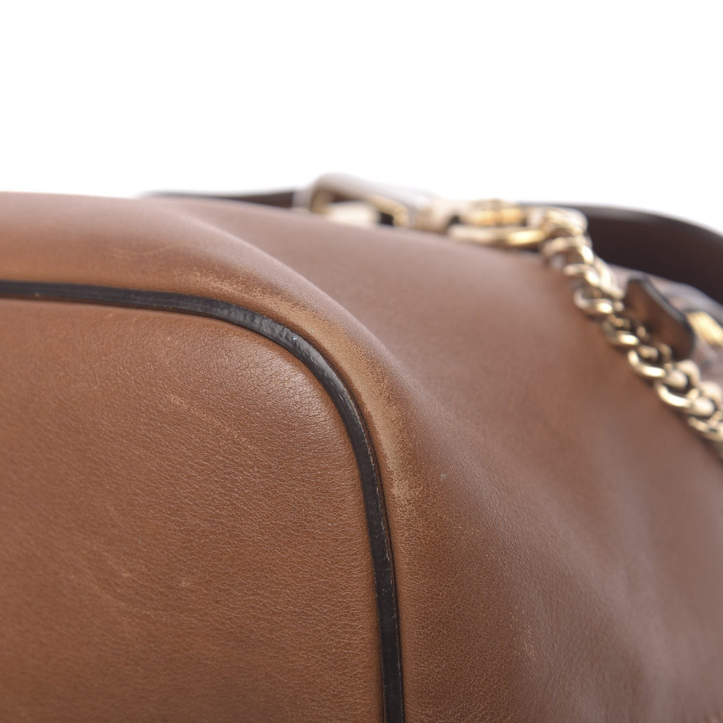 Suede Calfskin Medium Faye Backpack Tan