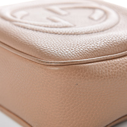 Gucci Pebbled Calfskin Small Soho Disco Bag Rose Beige 11 of 14