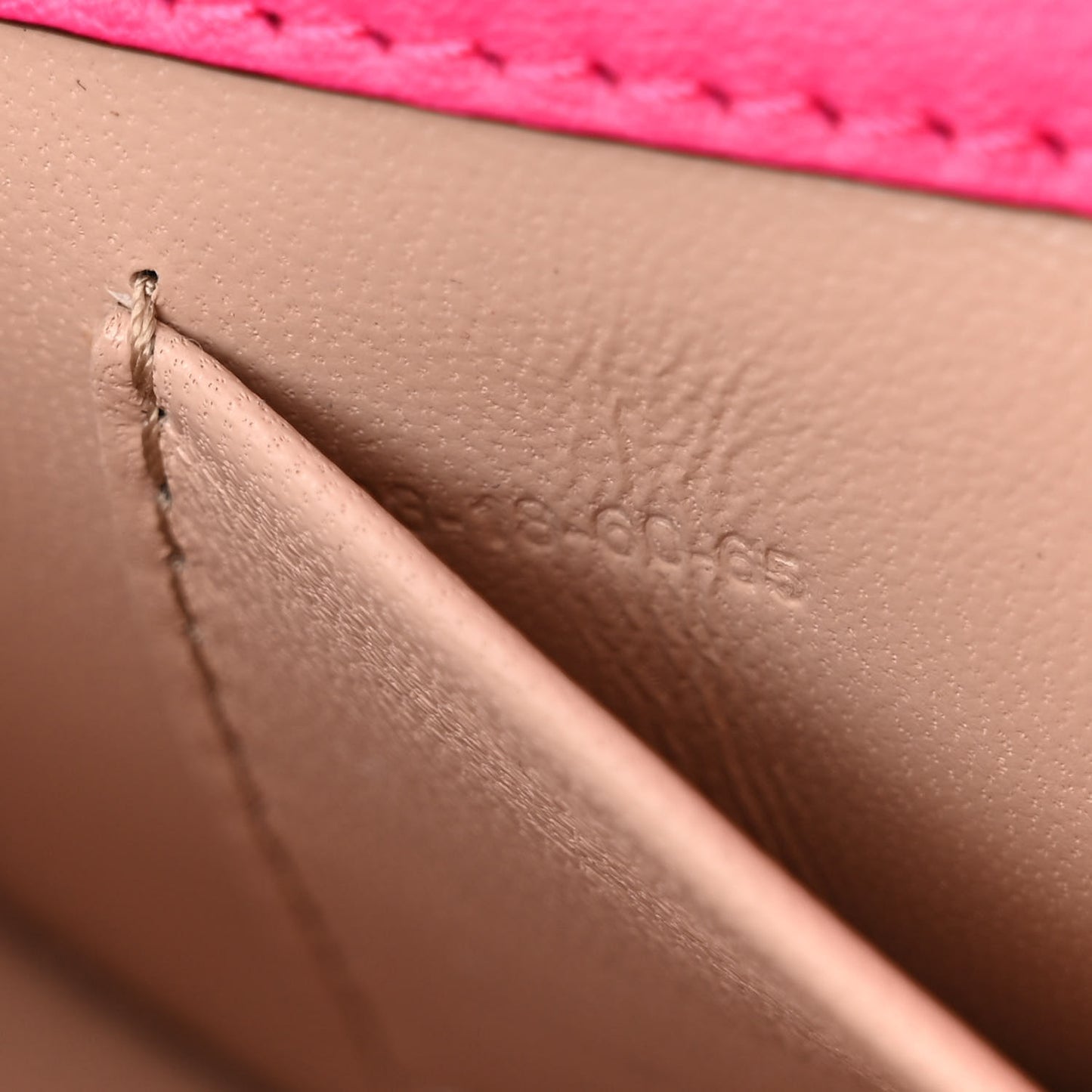 Calfskin Small Nile Bracelet Minaudiere Bag Fuchsia Rose