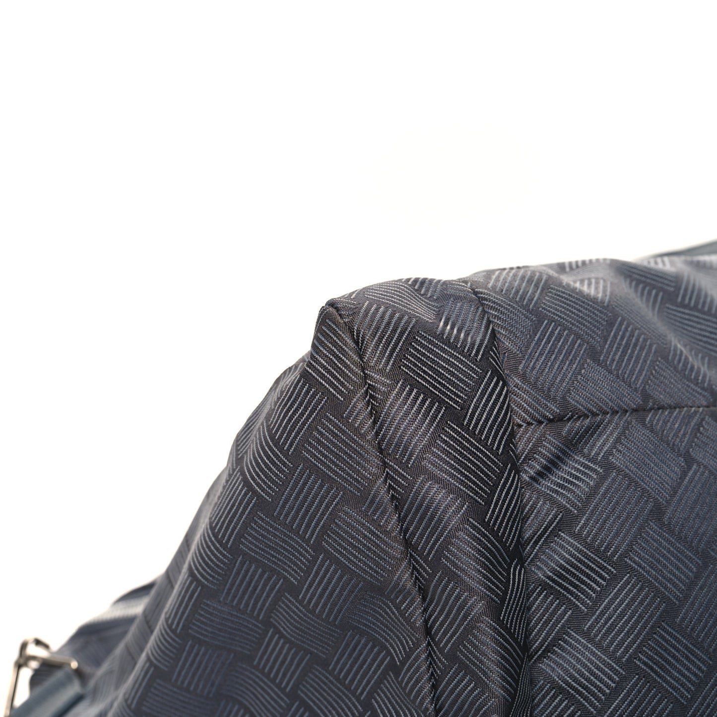 Nylon Triangle Gym Bag Grey