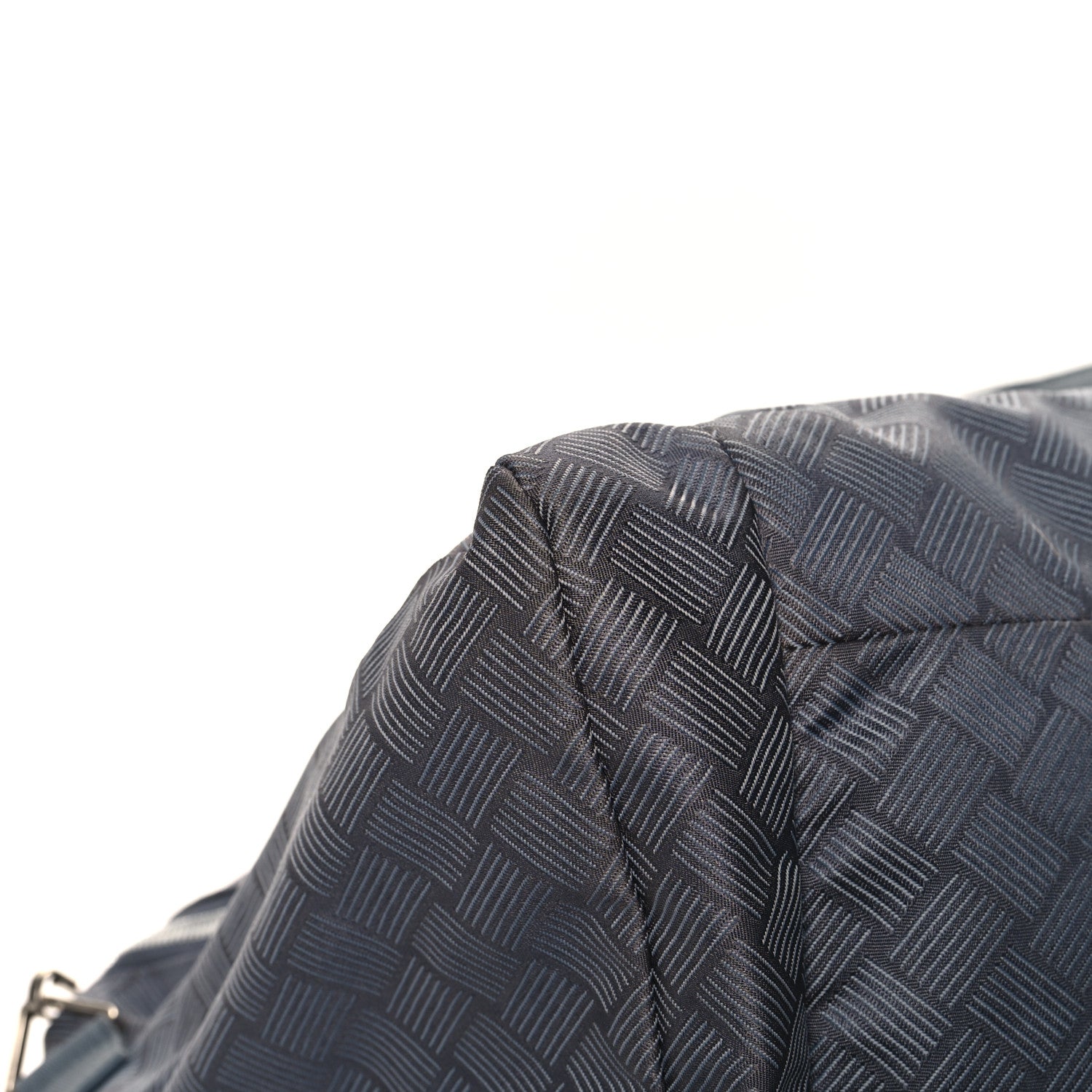 Bottega Veneta Nylon Triangle Gym Bag Grey 12 of 13