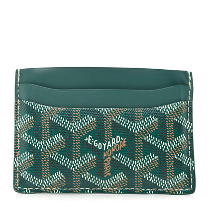 Goyard Goyardine Saint Sulpice Card Holder Green 1 of 9