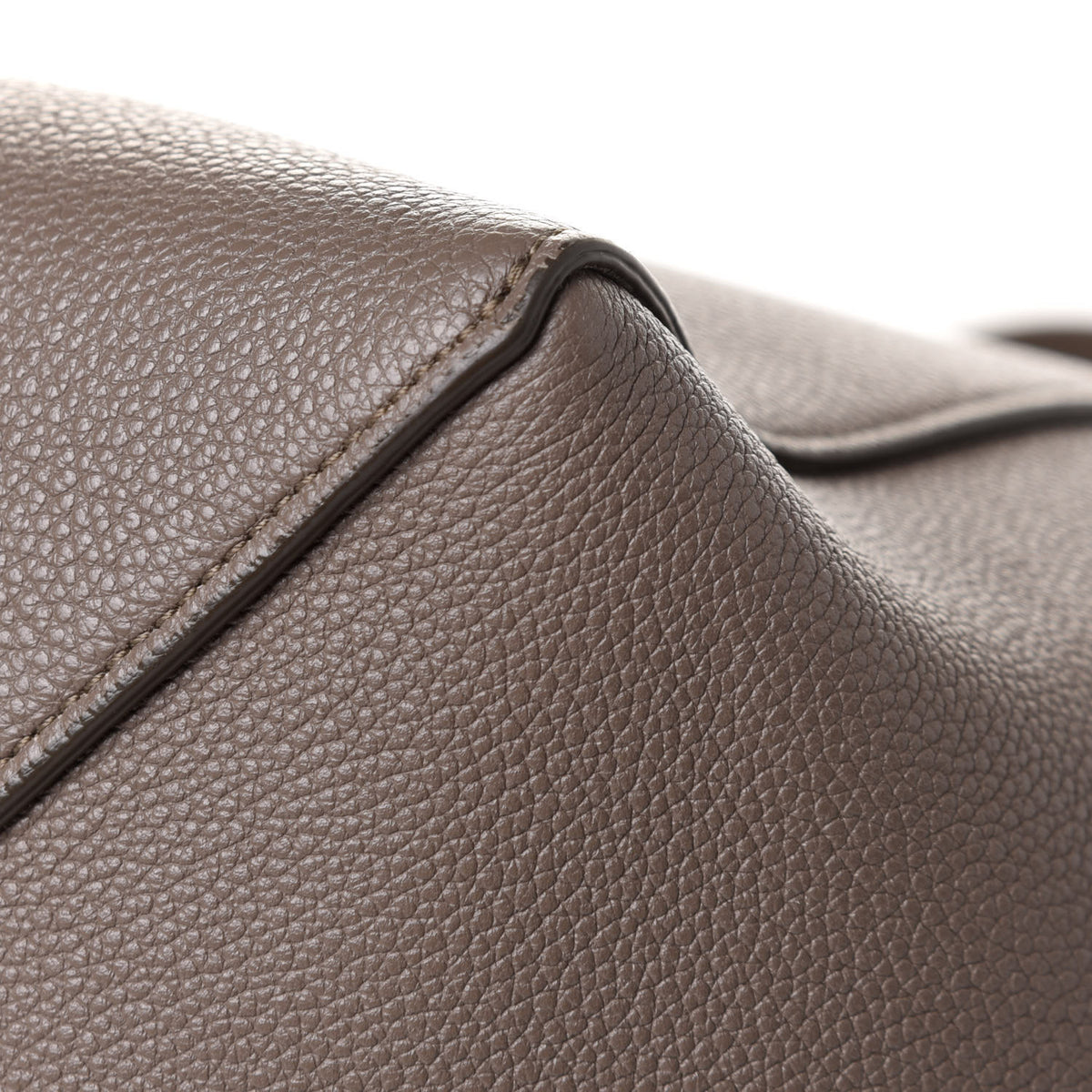 Soft Grained Calfskin Small Belt Cabas Phantom Taupe