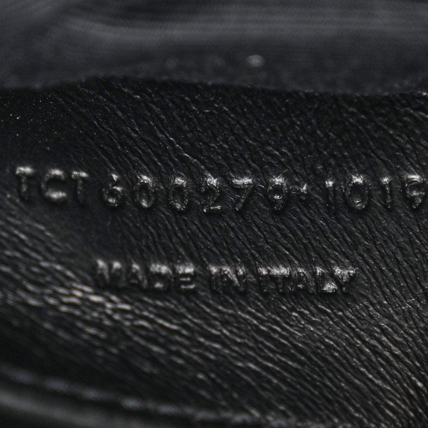 Sheepskin Matelasse Chevron Monogram Medium College Bag Black