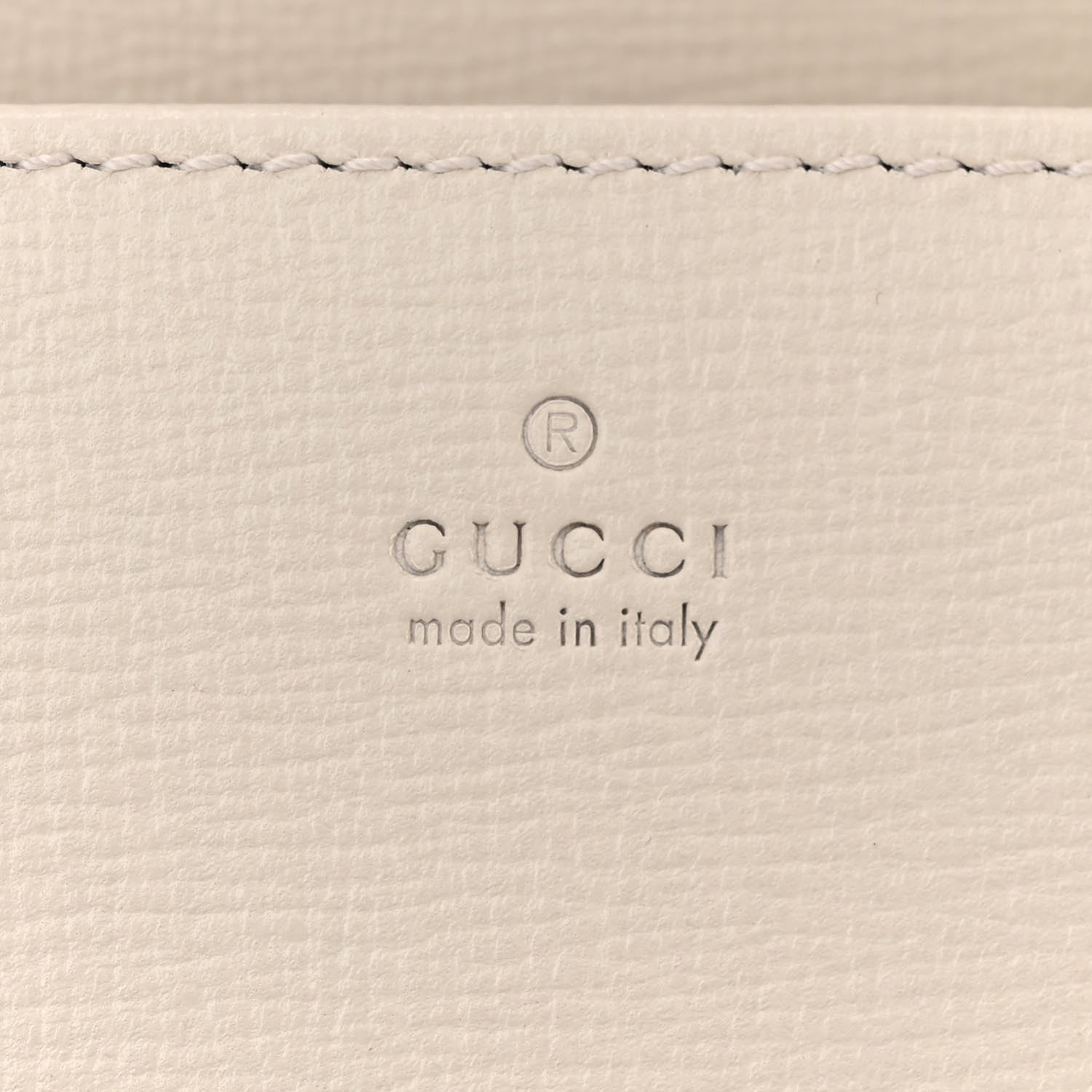 Gucci GG Supreme Monogram Azalea Calfskin Horsebit 1955 Wallet On Chain Beige Ebony Mystic White 6 of 11