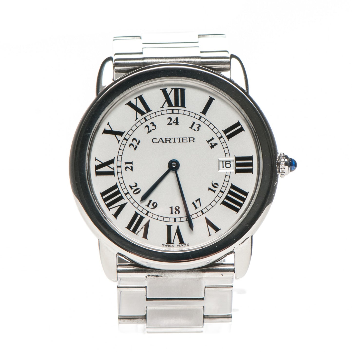 Stainless Steel 36mm Ronde Solo Quartz Watch