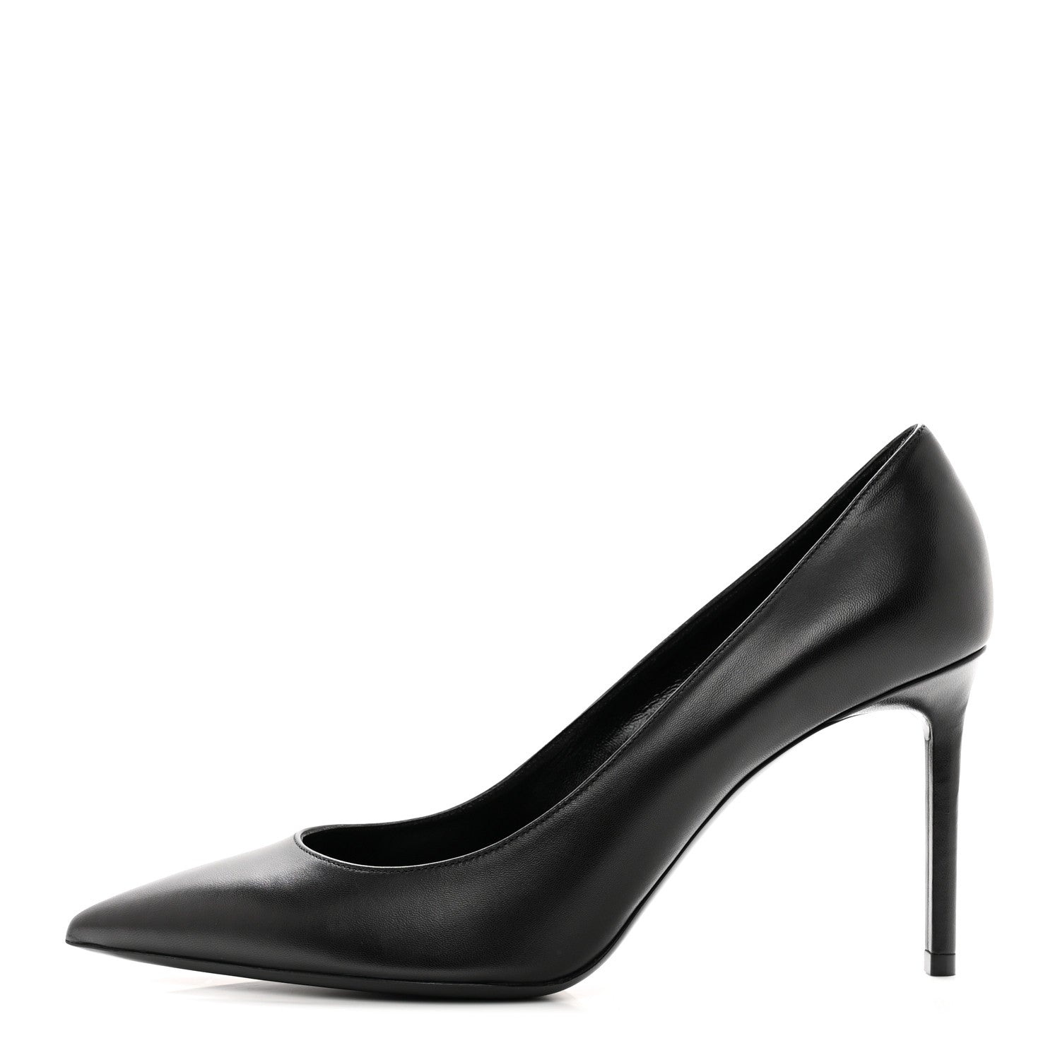 Saint Laurent Calfskin Anja 85 Pumps 40 Black 1 of 9