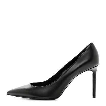 Saint Laurent Calfskin Anja 85 Pumps 40 Black 1 of 9