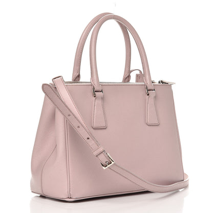 Prada Saffiano Small Galleria Double Zip Tote Mughetto 3 of 12