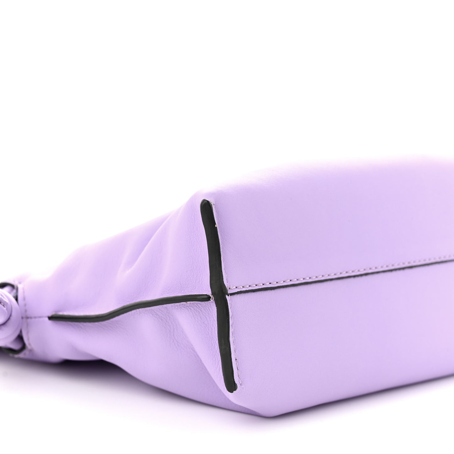 Calfskin Mini Flamenco Knot Bag Light Mauve