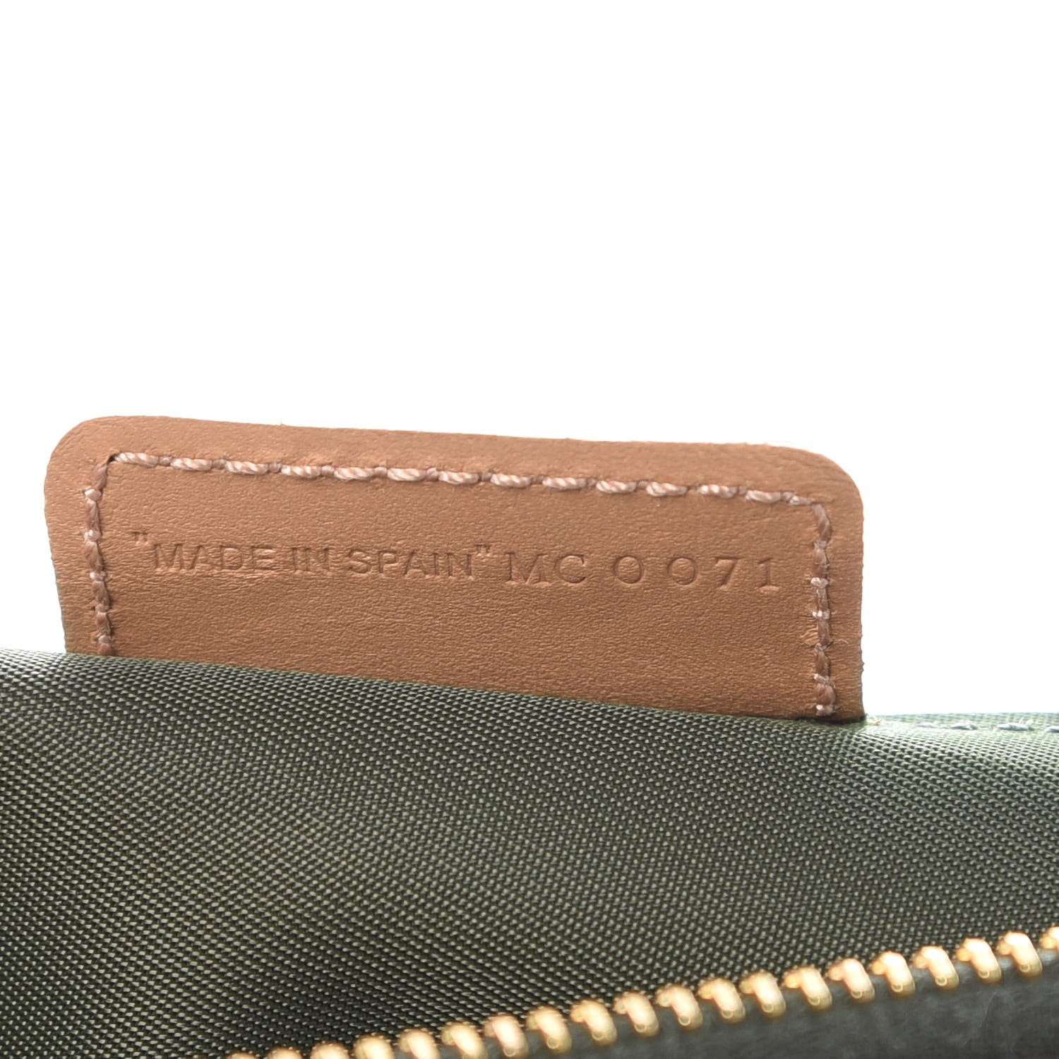 Christian Dior Monogram Mini Saddle Pochette Green 7 of 9