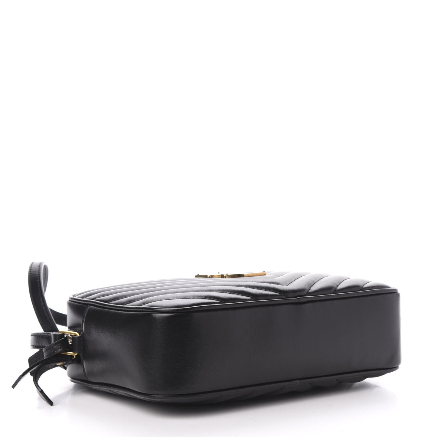 Calfskin Matelasse Monogram Lou Camera Bag Black