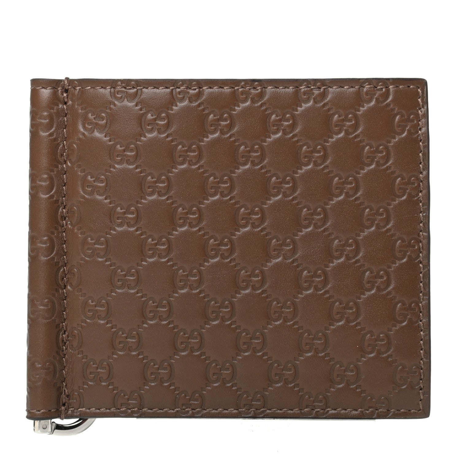Gucci Microguccissima Bi-Fold Money Clip Wallet Acero 1 of 7