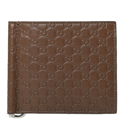 Gucci Microguccissima Bi-Fold Money Clip Wallet Acero 1 of 7