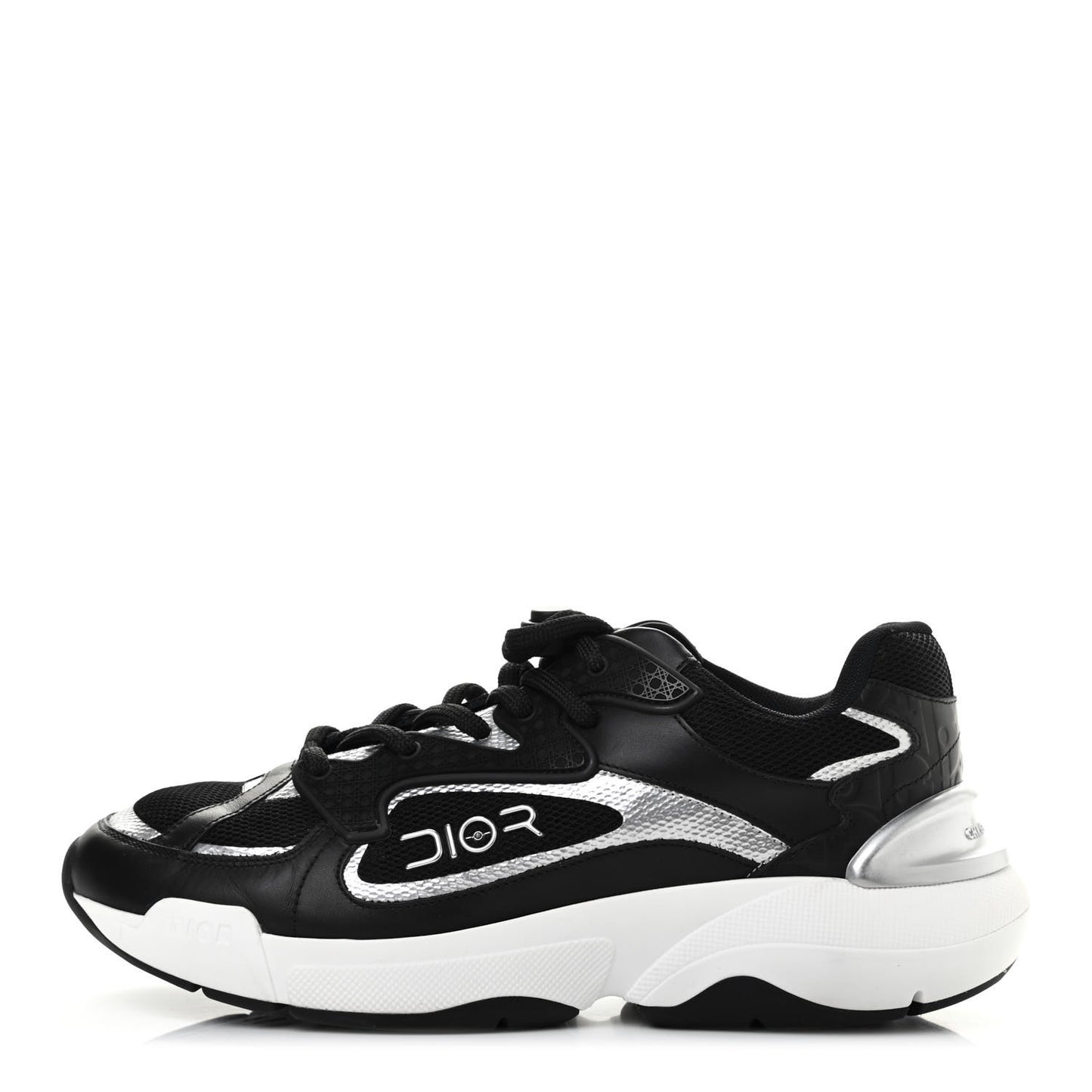 X Sorayama Ripstop Nylon Calfskin Womens B24 Runtek Sneakers 38 Black