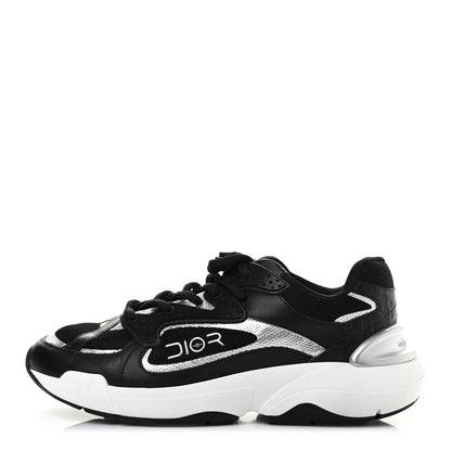 Christian Dior X Sorayama Ripstop Nylon Calfskin Womens B24 Runtek Sneakers 38 Black 1 of 8