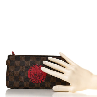 Louis Vuitton Damier Ebene Complice Trunks and Bags Wallet Red 2 of 8