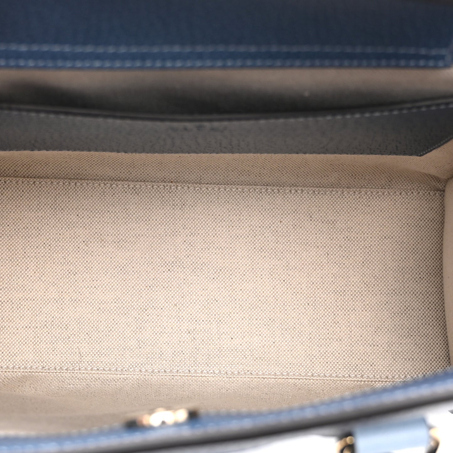 Textured Dollar Calfskin Web Small Diana Tote Bag Blue Ombre