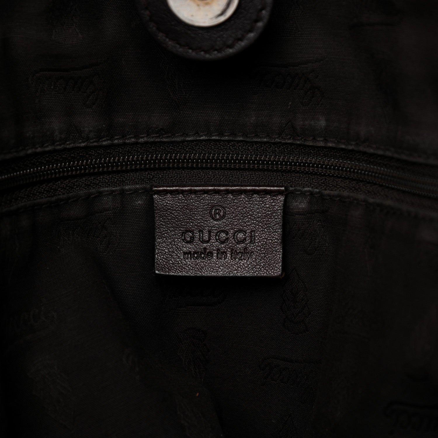 Gucci Guccissima Signature Large Sukey Tote Chocolate 9 of 11