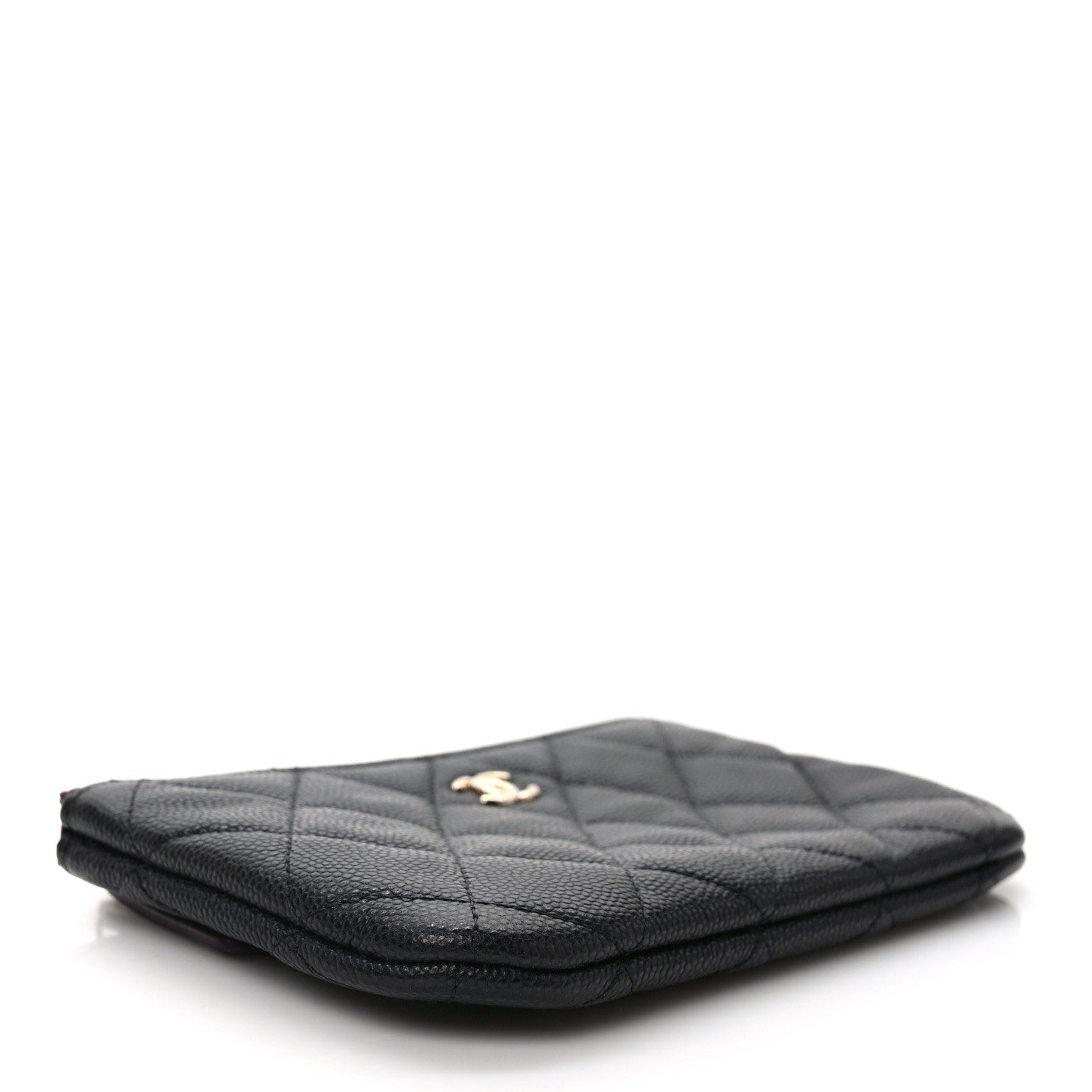 Chanel Caviar Quilted Small Cosmetic Case Black 4 of 7