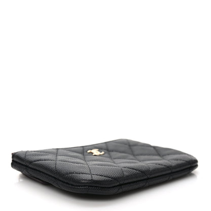 Chanel Caviar Quilted Small Cosmetic Case Black 4 of 7
