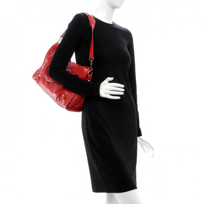 Balenciaga Agneau Giant 12 Gold Hardware City Rouge Cardinal 2 of 11