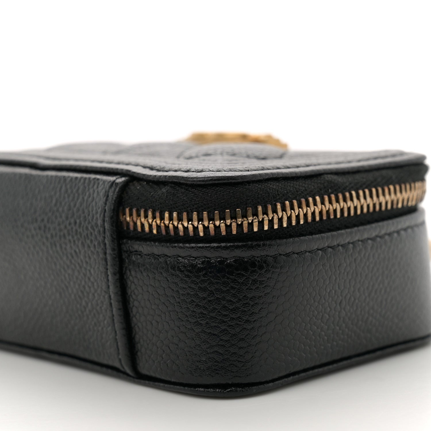 Chanel Caviar Quilted Mini Boy Clutch With Chain Black 10 of 10