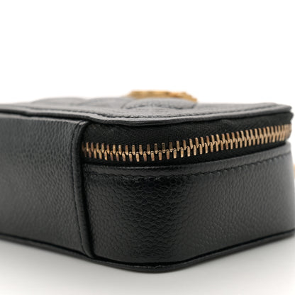 Chanel Caviar Quilted Mini Boy Clutch With Chain Black 10 of 10