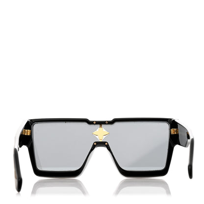 Louis Vuitton Acetate Swarovski Crystal Cyclone Sunglasses Z1578W Black 9 of 10