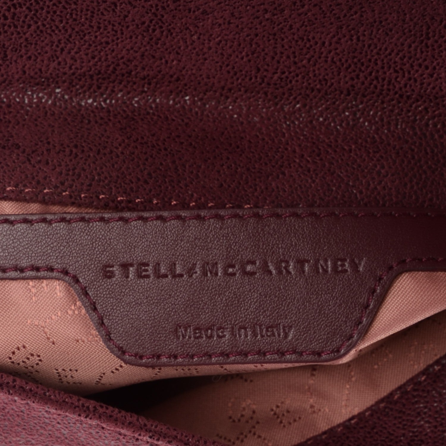 Stella McCartney Shaggy Deer Mini Falabella Shoulder Bag Plum 6 of 8